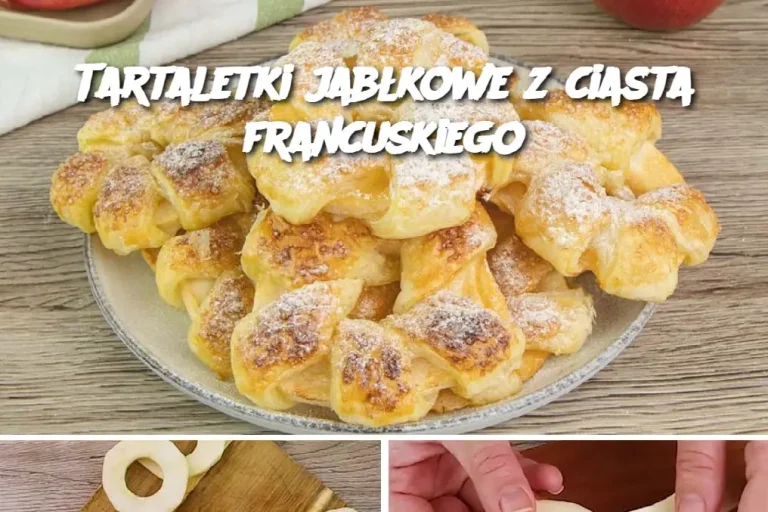 Tartaletki jabłkowe z ciasta francuskiego