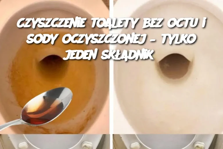 Czyszczenie toalety bez octu i sody oczyszczonej – tylko jeden składnik