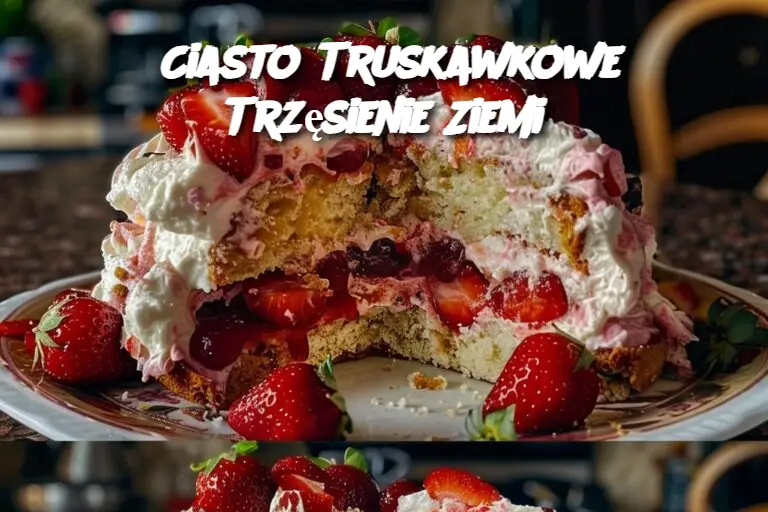 Ciasto Truskawkowe Trzęsienie Ziemi