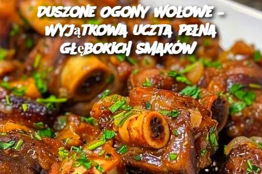 Duszone Ogony Wołowe – Wyjątkowa uczta pełna głębokich smaków