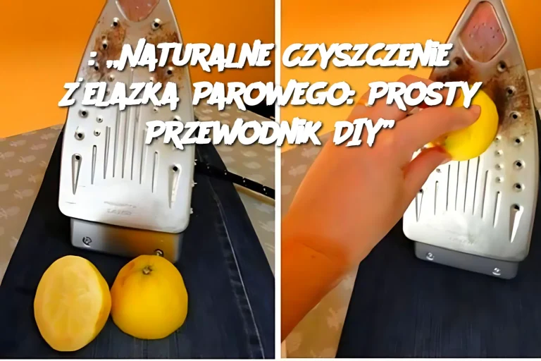 Naturalne Czyszczenie Żelazka Parowego: Prosty Przewodnik DIY 🌿