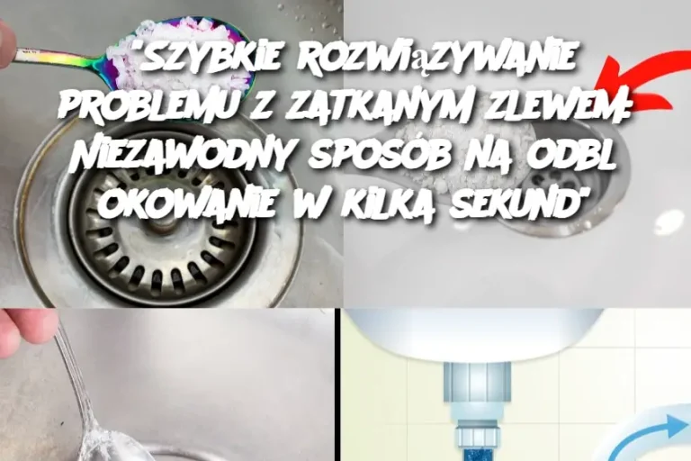 “Szybkie rozwiązywanie problemu z zatkanym zlewem: Niezawodny sposób na odblokowanie w kilka sekund”