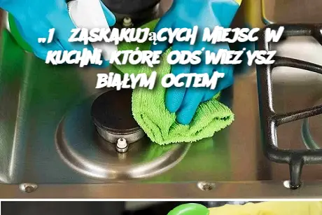 18 zaskakujących miejsc w kuchni, które odświeżysz białym octem