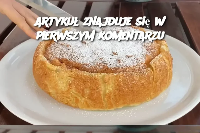 Artykuł znajduje się w pierwszym komentarzu