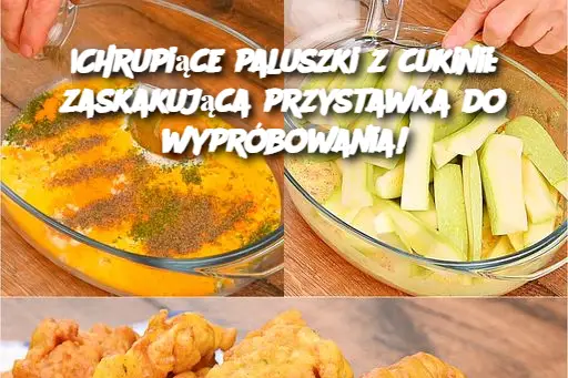 Chrupiące paluszki z cukinii: zaskakująca przystawka do wypróbowania!