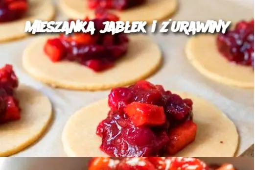 Mieszanka jabłek i żurawiny