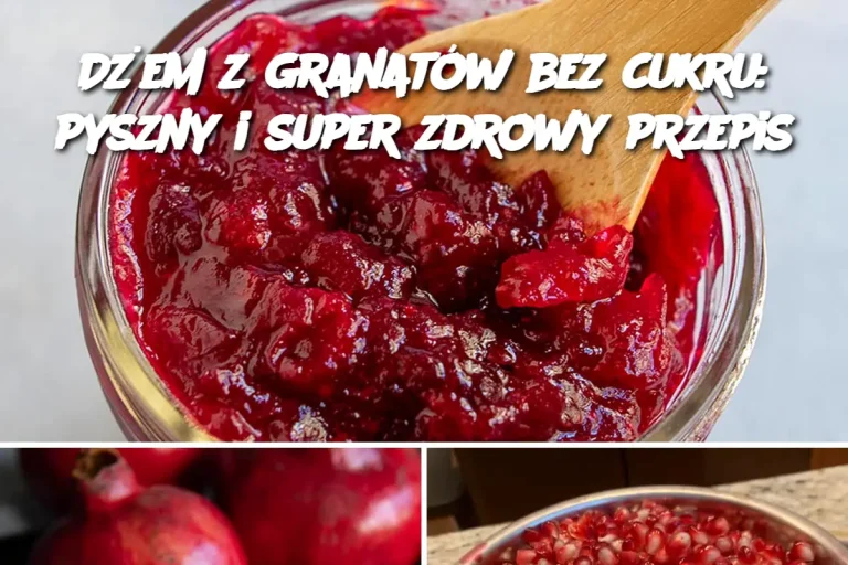 Dżem z granatów bez cukru: pyszny i super zdrowy przepis