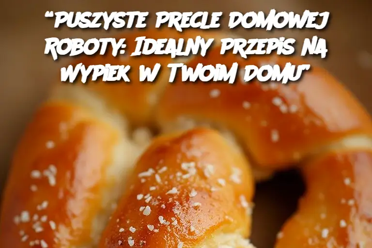 “Puszyste Precle Domowej Roboty: Idealny Przepis na Wypiek w Twoim Domu”