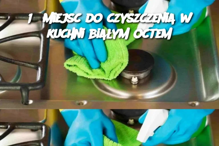 18 miejsc do czyszczenia w kuchni białym octem