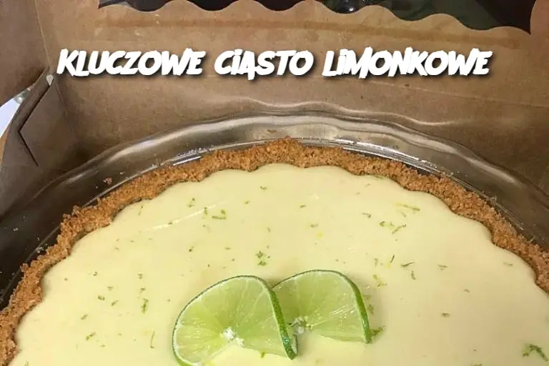 Kluczowe ciasto limonkowe