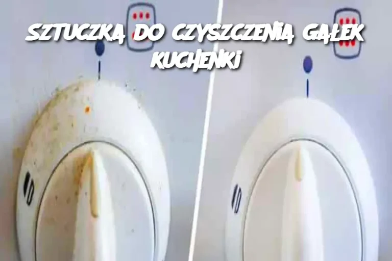 Sztuczka do czyszczenia gałek kuchenki