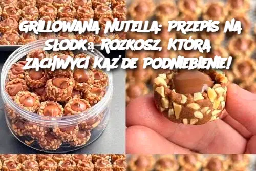 Grillowana Nutella: Przepis na Słodką Rozkosz, Która Zachwyci Każde Podniebienie!