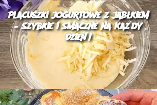 Placuszki jogurtowe z jabłkiem – Szybkie i Smaczne na Każdy Dzień!