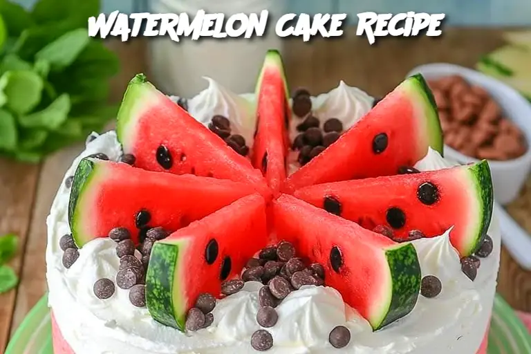 Watermelon Cake Recipe