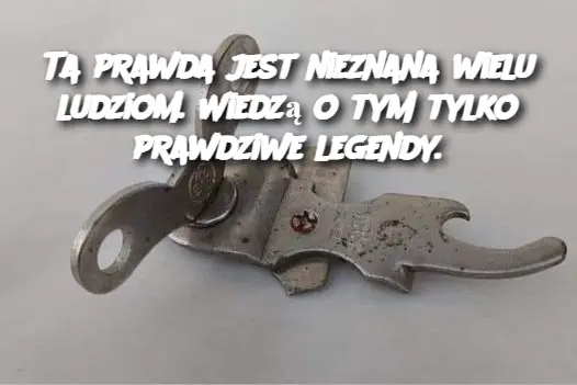 Ta prawda jest nieznana wielu ludziom. Wiedzą o tym tylko prawdziwe legendy.