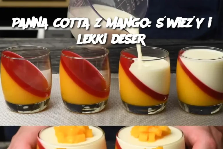 Panna cotta z mango: świeży i lekki deser