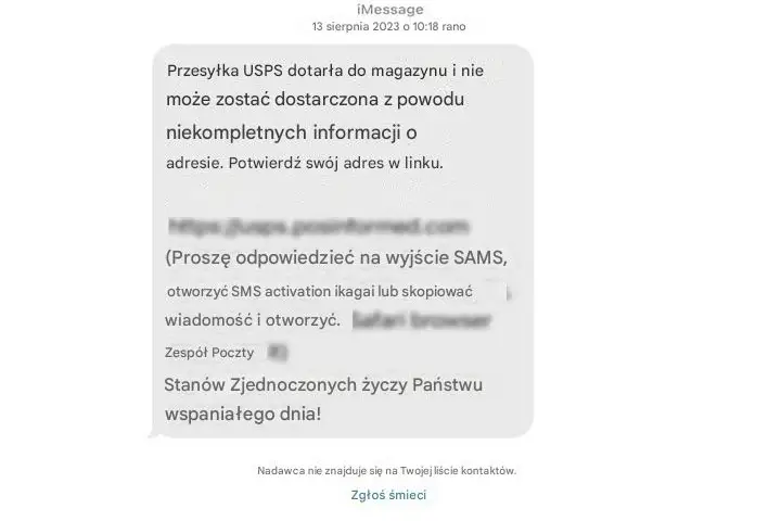 Co Robić, Gdy Otrzymasz Oszukańczy SMS od USPS? 📱🚫