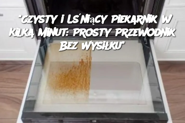 “Czysty i Lśniący Piekarnik w Kilka Minut: Prosty Przewodnik Bez Wysiłku”