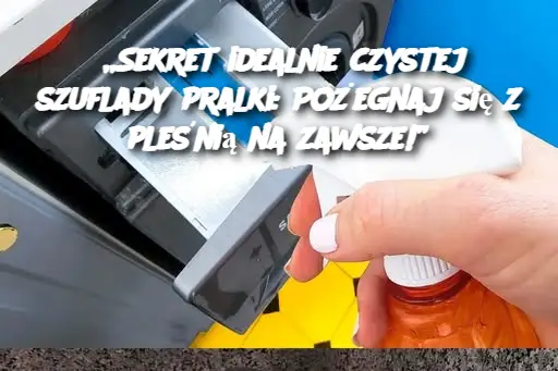 „Sekret idealnie czystej szuflady pralki: Pożegnaj się z pleśnią na zawsze!”