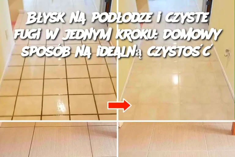 Błysk na i czyste fugi w jednym kroku: Domowy sposób na czystość