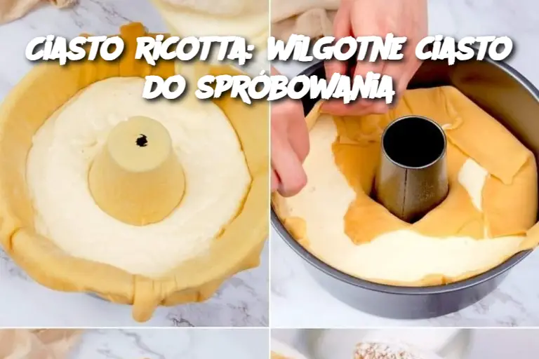 Ciasto ricotta: wilgotne ciasto do spróbowania