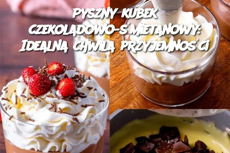 Pyszny kubek czekoladowo-śmietanowy: Idealna chwila przyjemności