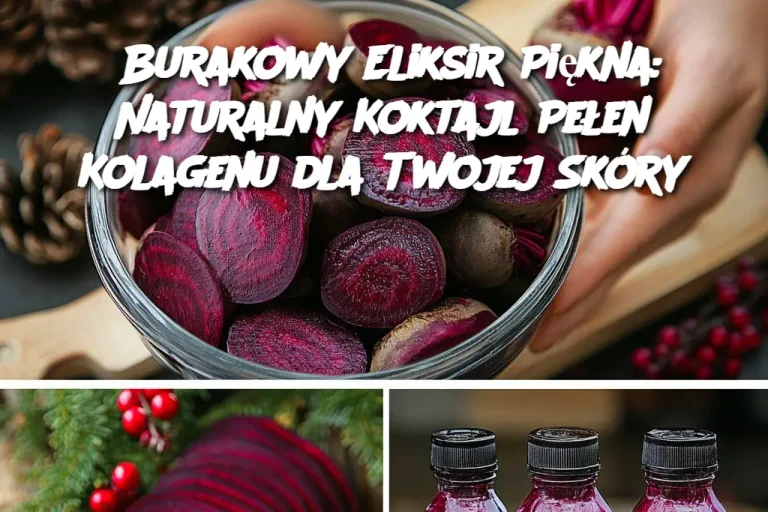 Burakowy Eliksir Piękna: Naturalny Koktajl Pełen Kolagenu dla Twojej Skóry