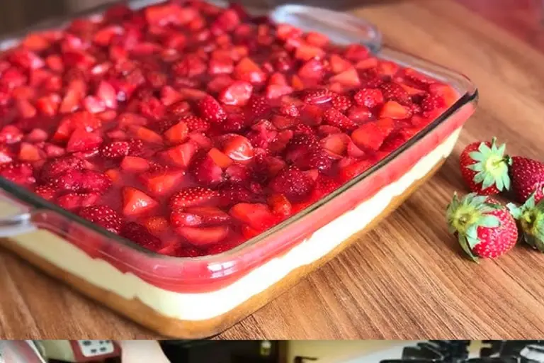 🍓 Ultra Pyszny i Super Łatwy Deser Truskawkowy Bez Pieczenia