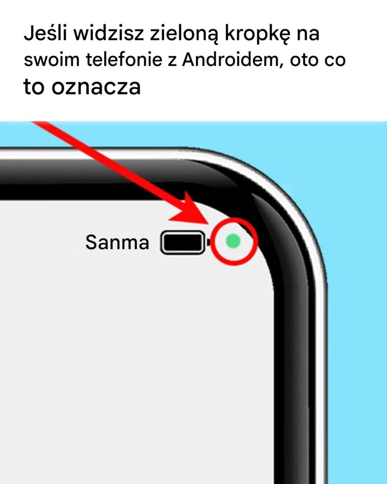 Czy widzisz zieloną kropkę na swoim telefonie z Androidem? Oto co to oznacza