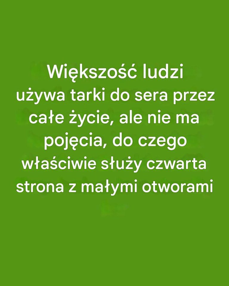 Do Czego Służy Czwarta Strona Tarki do Sera? 🧀✨