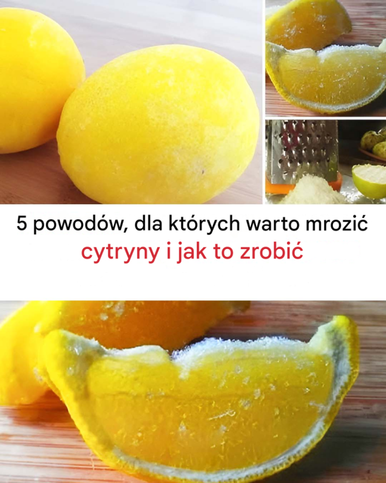 5 powodów, dla których warto mrozić cytryny i jak to zrobić