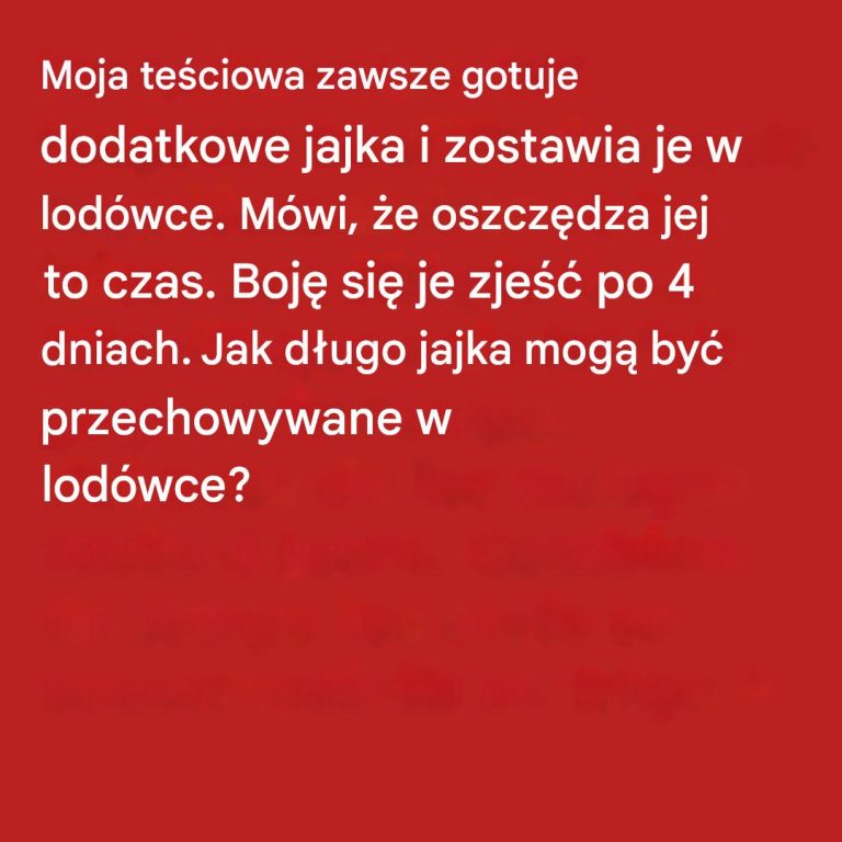 Jak przechowywać jajka?