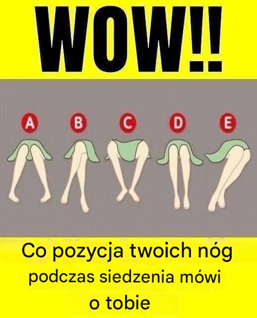 Sposób, w jaki siedzisz, wiele mówi o twojej osobowości.