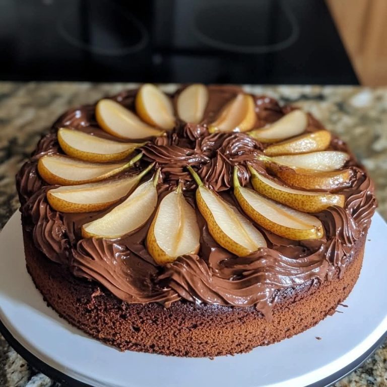 Gâteau Poires Chocolat Ultra Fondant: Rozkosz dla Podniebienia