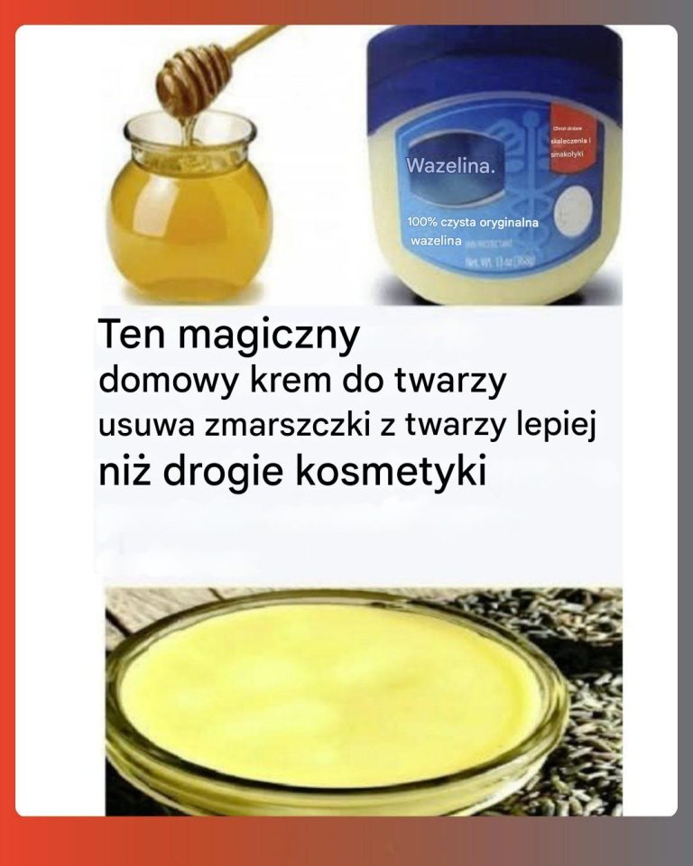 Domowy naturalny krem ​​do twarzy, który usuwa zmarszczki na twarzy