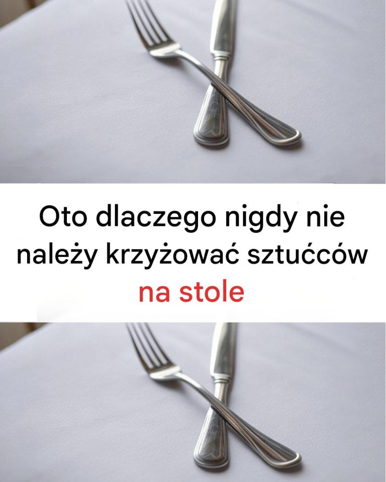 Oto dlaczego nigdy nie należy krzyżować sztućców na stole