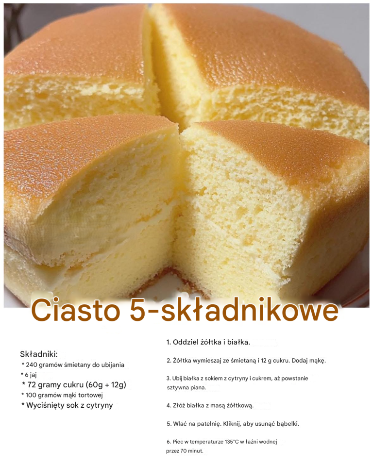 Ciasto z 5 składników