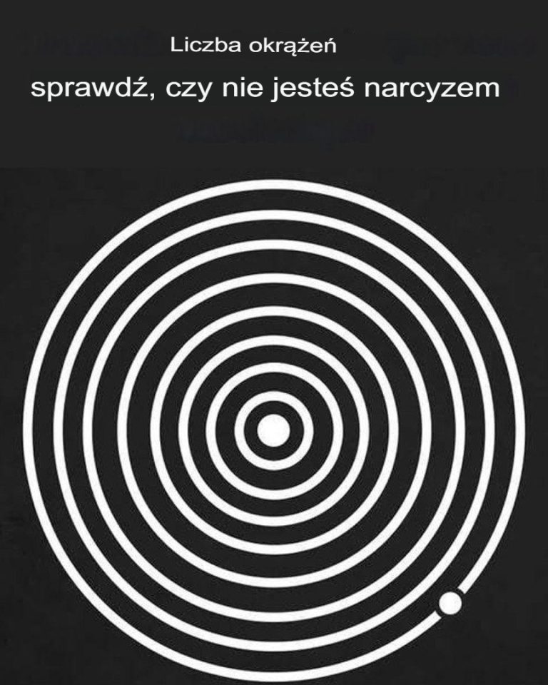 Liczba kółek, które widzisz, decyduje o tym, czy jesteś narcyzem