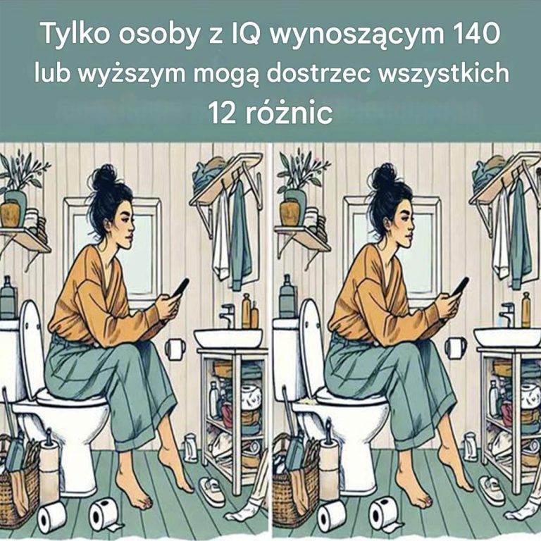 Tylko osoby z IQ wynoszącym 140 lub wyższym mogą dostrzec 12 różnic