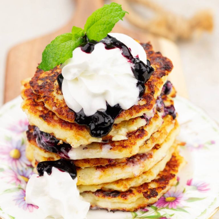 Cottage cheese pancakes