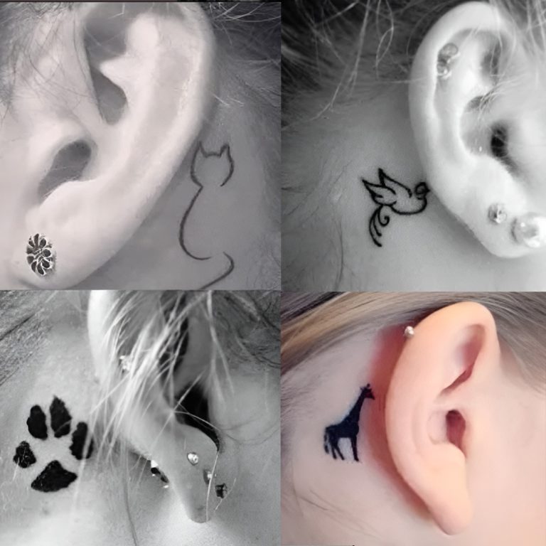 Tatouages derrière l’oreille : quelles significations ?