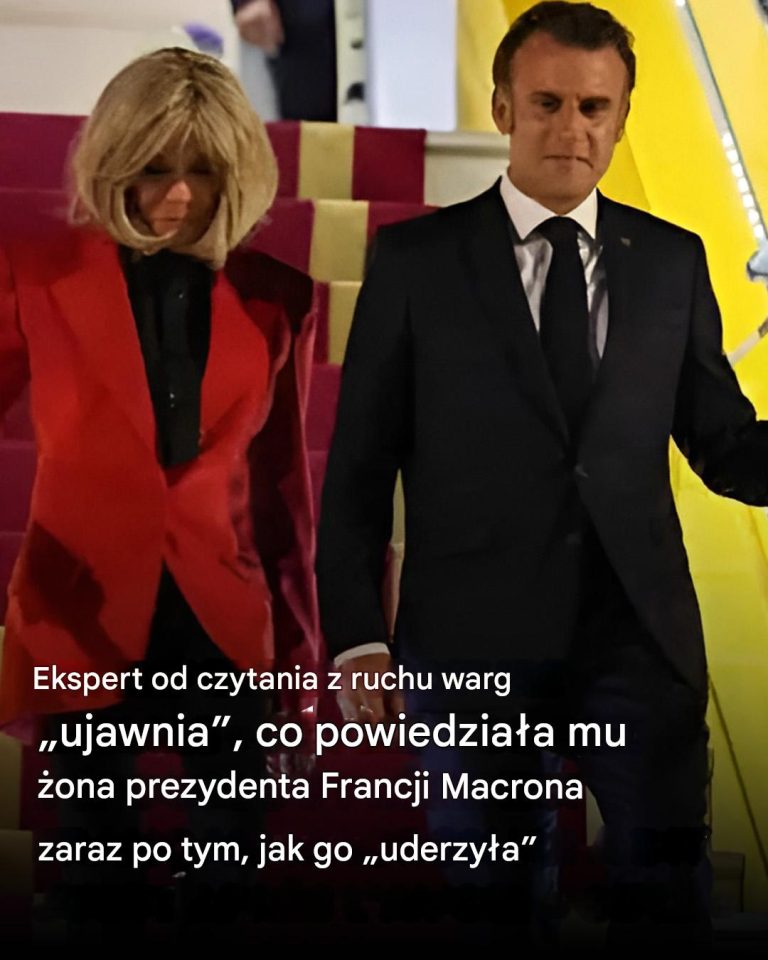 Czytnik ruchu warg „ujawnia”, co powiedziała żona prezydenta Francji Macrona tuż po tym, jak go „spoliczkowała”