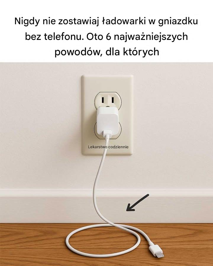Nigdy nie zostawiaj ładowarki w gniazdku bez telefonu. Oto 6 najważniejszych powodów, dla których