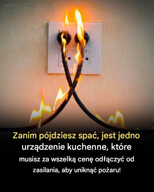 Before bedtime, make sure to unplug this one kitchen appliance, it could prevent a potential fire!
