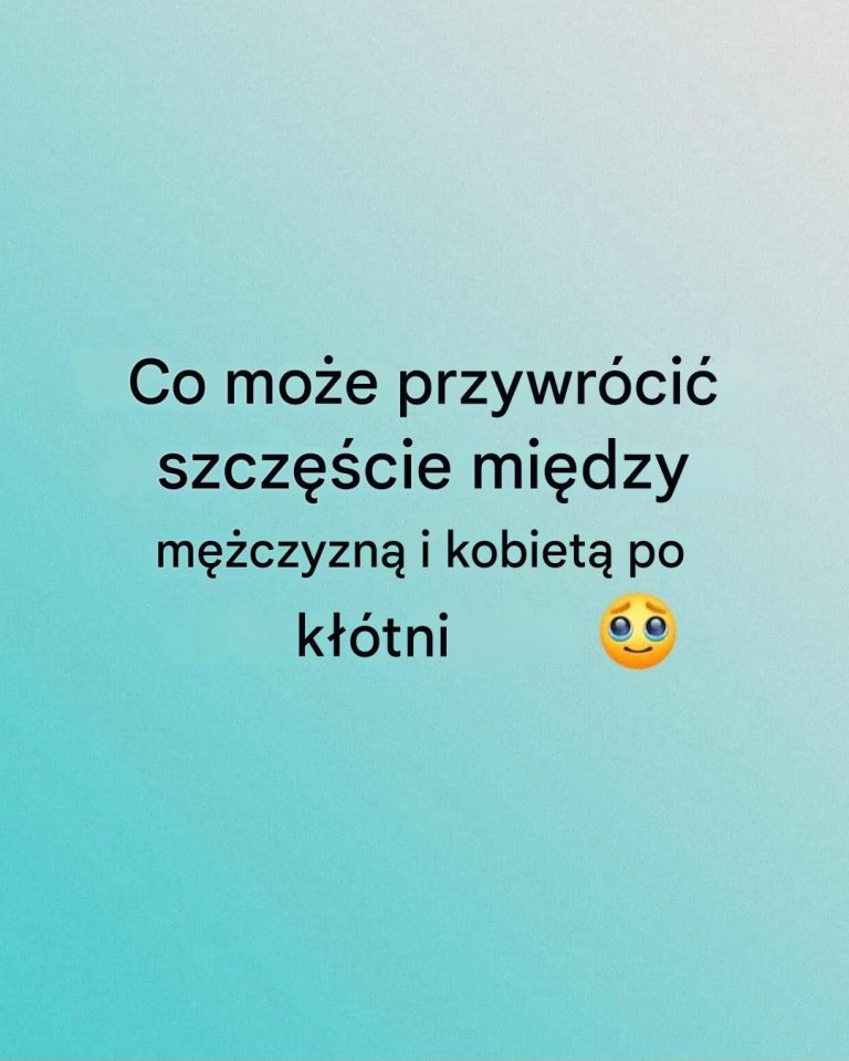 Co robić zaraz po kłótni z partnerem