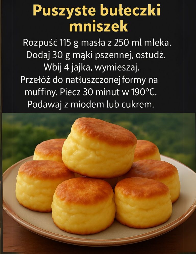🌼 Puszyste bułeczki „mniszek” – idealne do kawki, herbatki albo po prostu... bo są przepyszne! 😍🍯