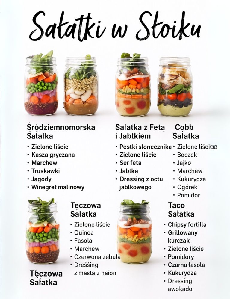  Sałatki w Słoiku – zdrowie na wynos! 