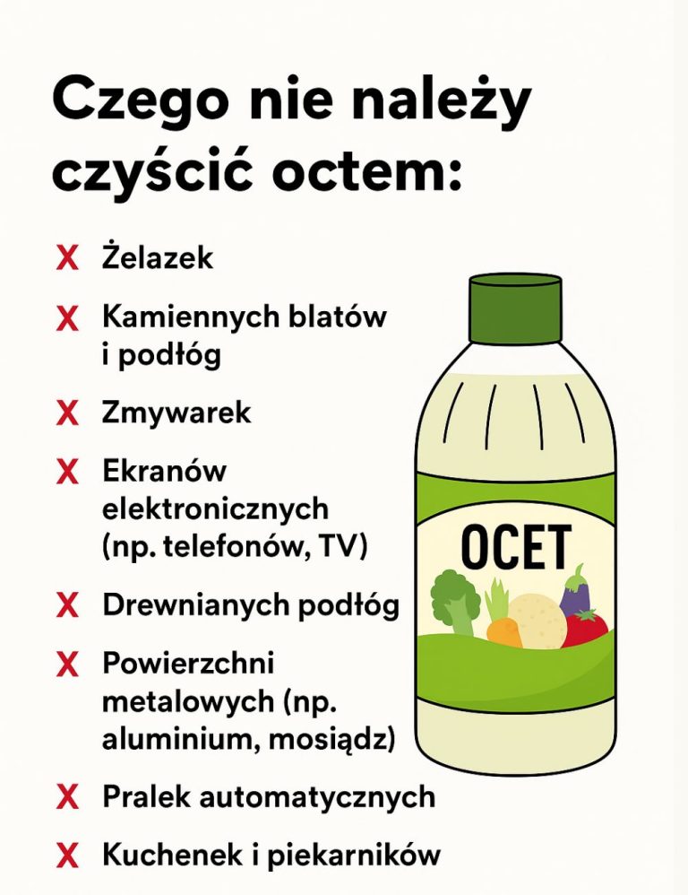 🚫🧴 Czego NIE czyścić octem? 🧽❌