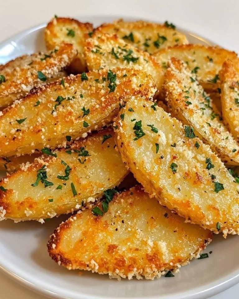 Chrupiące ziemniaki z parmezanem i czosnkiem – przepis idealny!
