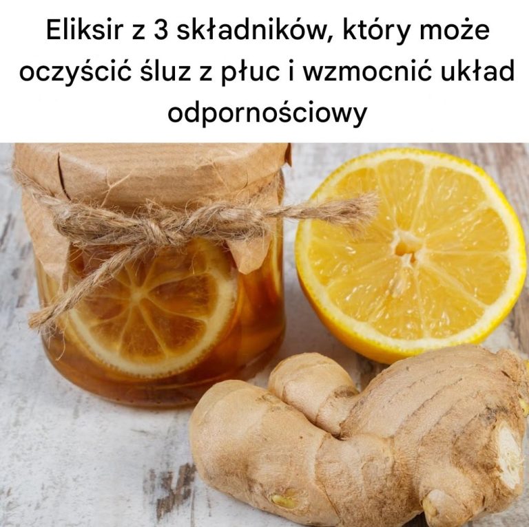 Eliksir z 3 składników – naturalny sposób na czyste płuca i silny układ odpornościowy GINGER